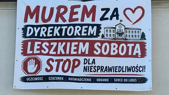BĘDZIE GORĄCO. SZKOŁA W PILICY BRONI DYREKTORA