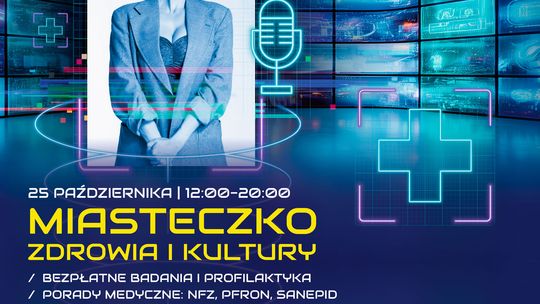 Bezpłatne porady lekarskie, badania i wykłady dla seniorów –  „Miasteczko Zdrowia i Kultury” zawita do Jurajskiej. Wystąpi Natalia Niemen