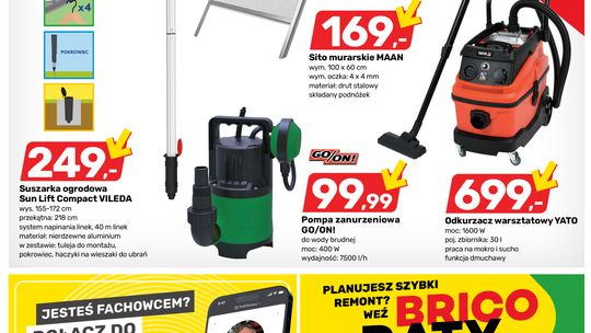 Co ciekawego w Brico Marche Myszków? Gazetka 12-14 sierpnia