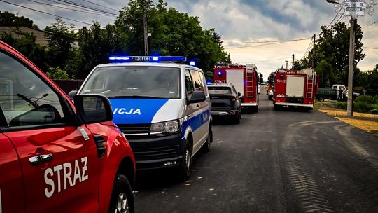 DWAJ MĘŻCZYŹNI ZGINĘLI PODCZAS ROZBIÓRKI BUDYNKU W LGOCIE GÓRNEJ W GMINIE KOZIEGŁOWY