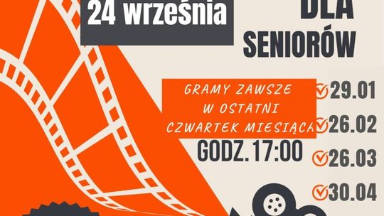 „Filmowe Czwartki dla Seniorów” wracają do kina Bajka w Poraju