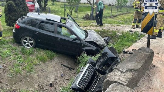 JECHAŁ ZA SZYBKO SKOŃCZYŁ PODRÓŻ W ROWIE