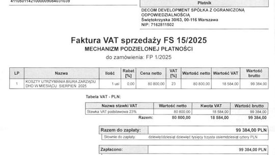 NIE MA WODY, NIE MA PRĄDU. JEST BIURO ZA 99 TYSIĘCY MIESIĘCZNIE