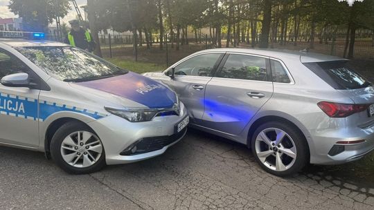 PIJANY KIEROWCA AUDI ZATRZYMANY PO POLICYJNYM POŚCIGU