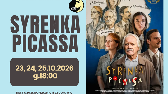 „Syrenka Picassa” na ekranie kina MDK w Myszkowie. Seanse od 23 października
