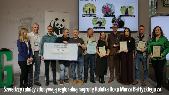Szwedzcy rolnicy zdobywają regionalną nagrodę Rolnika Roku Morza Bałtyckiego za przełomowe innowacje