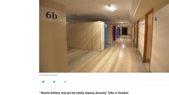 TVN Uwaga! o pobiciu 11 latka z Dzibic przez policjantkę