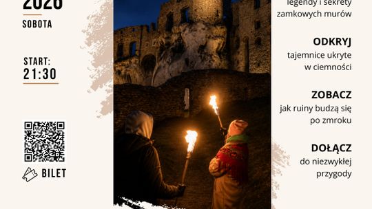Weekend 12-14 czerwca na Zamku Ogrodzieniec: wieczór z duchami, atelier mody historycznej i zwiedzania z pochodniami