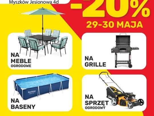 Brico Marche Myszków: na co rabat 20% przy wydanych 300 zł?
