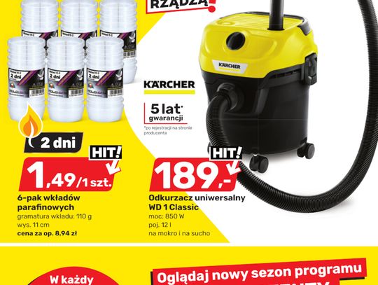 Brico Marche Myszków: odkurzacz Karcher za niecałe 190 zł i inne oferty cenowe!