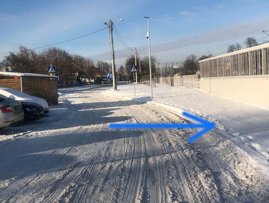 CHODNIK ŁOPATĄ NIETKNIĘTY!