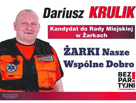 DARIUSZ KRULIK WCHODZI DO RADY MIEJSKIEJ