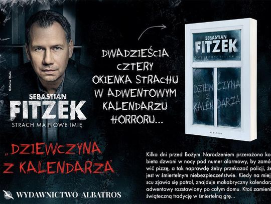 DZIEWCZYNA Z KALENDARZA Sebastian Fitzek Wydawnictwo Albatros