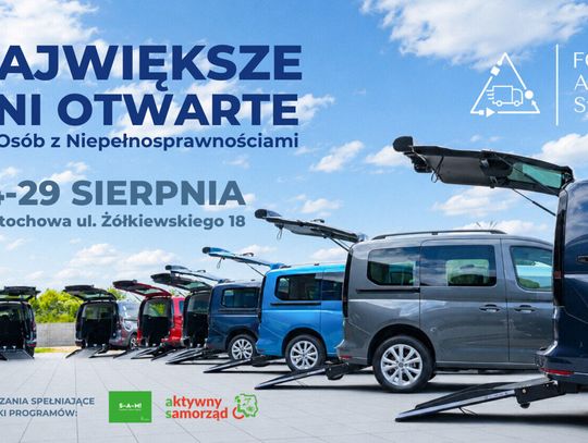 FC Auto System organizuje Dni Otwarte dla osób z niepełnosprawnościami. Samochody z dotacją PFRON!
