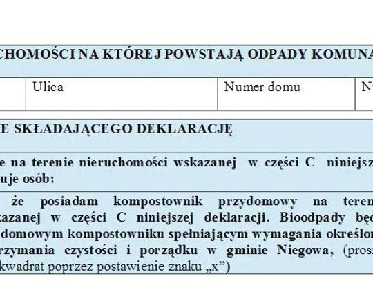 GMINA SPRAWDZI PRAWDZIWOŚĆ DANYCH ZAWARTYCH W DEKLARACJACH ŚMIECIOWYCH