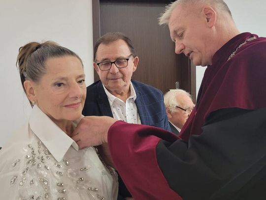 Jubilaci wyróżnieni przez Burmistrza Myszkowa