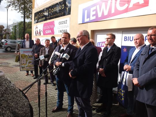 LIDER LEWICY OTWORZYŁ BIURO W ZAWIERCIU: PIS UPRAWIA HOCHSZTAPLERKĘ POLITYCZNĄ