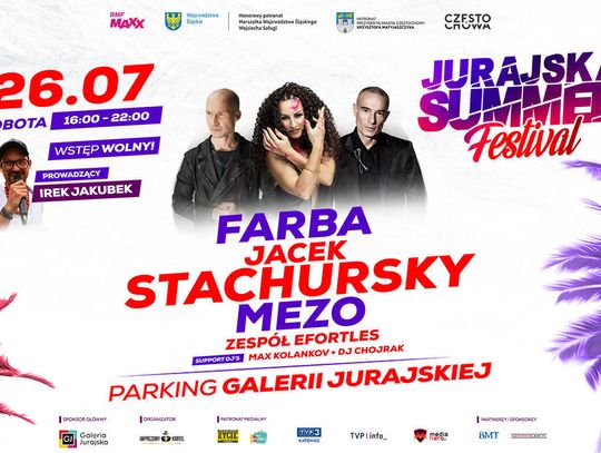 Mezo, Stachursky i Farba na scenie Jurajska Summer Festival. Druga odsłona już 26 lipca