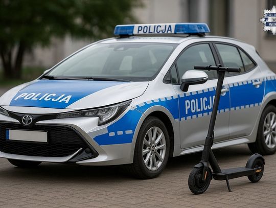 MYSZKÓW. PIJANY NA HULAJNODZE ELEKTRYCZNEJ
