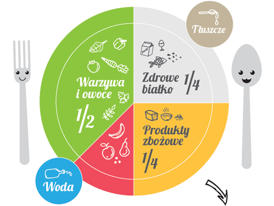 Na czym polega zasada zdrowego talerza? 