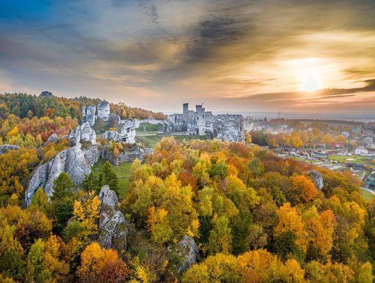 Jesień w Zamku Ogrodzieniec