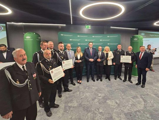 OSP Myszków z dofinansowaniem z WFOŚiGW