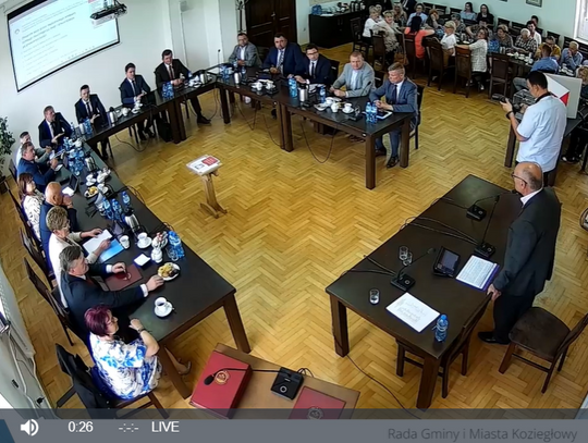 Pierwsza sesja Rady Gminy i Miasta Koziegłowy