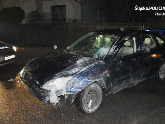 Po uderzeniu uciekł, ale zgubił tablicę rejestracyjną. Zaparkował w bloku…