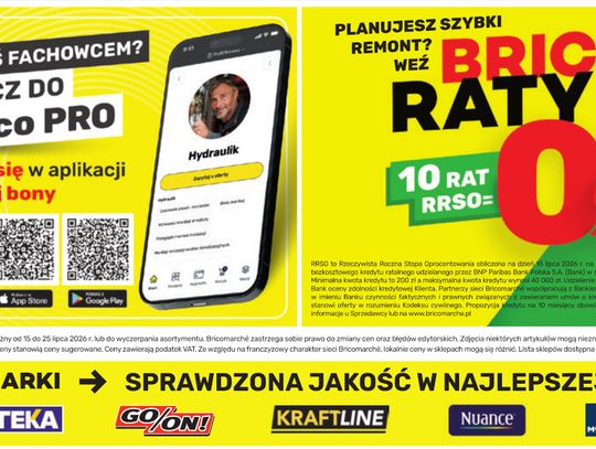 Promocje w Brico Marche Myszków 15-18 lipca. Czyli Lato w Brico!