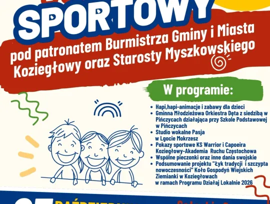 Rodzinny Festyn Sportowy w Lgocie Mokrzeszy. Atrakcje dla dzieci, pokazy i swojskie jedzenie