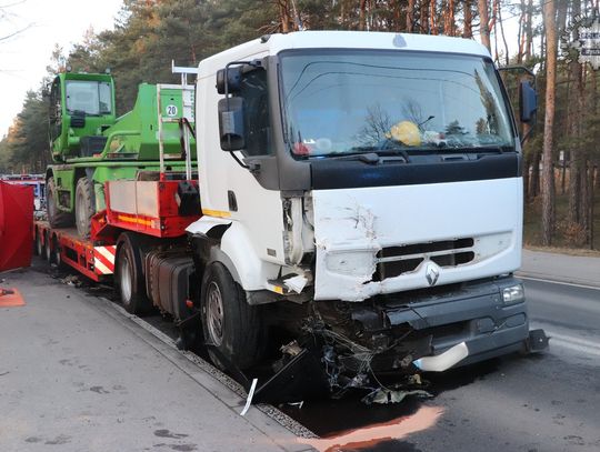 ŚMIERTELNY WYPADEK DROGOWY W ŻARKACH LETNISKO. ZDJĘCIA