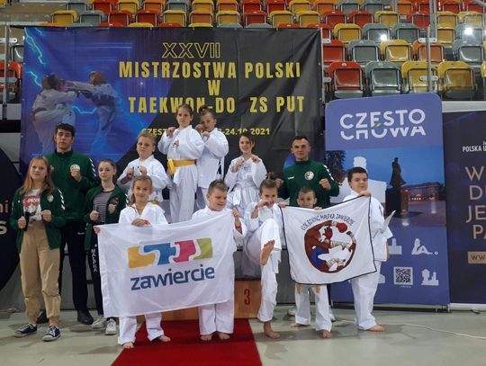 Taekowndo: WOREK MEDALI DLA ZAWODNIKÓW KICKBOXING MAŁPKA ZAWIERCIE W 27. MISTRZOSTWA POLSKI W TAEKWONDO