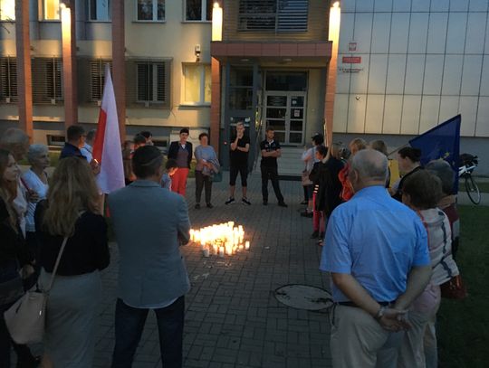 TYDZIEŃ PROTESTÓW PRZED SĄDEM W MYSZKOWIE