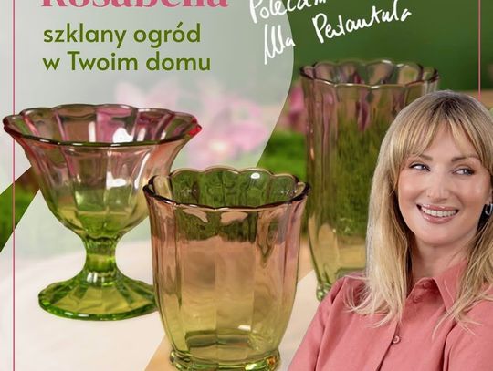 Ula Penantula promuje kolekcję szkła dla Brico Marche Myszków!