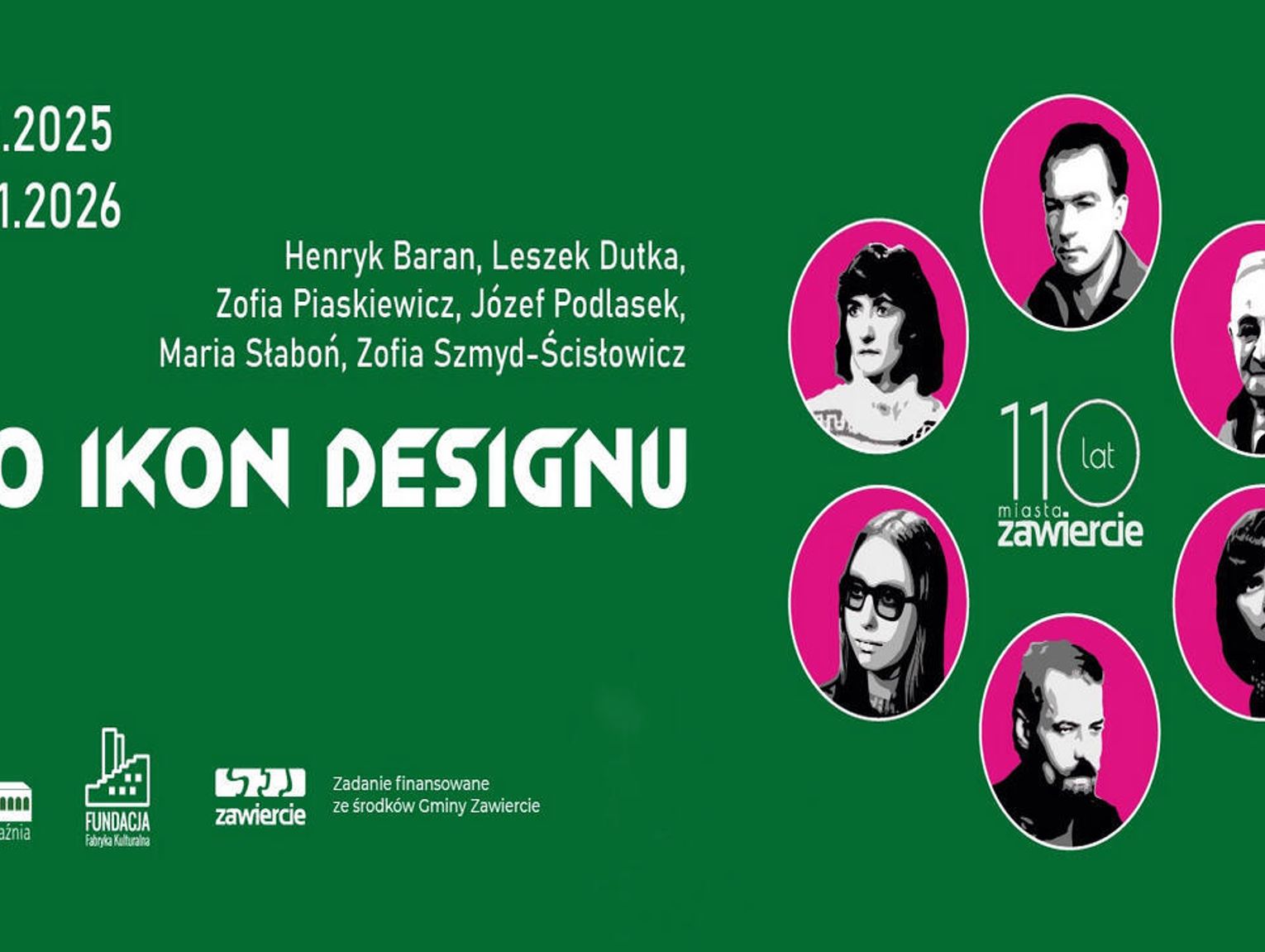 110 LAT MIASTA ZAWIERCIE- 110 IKON DESIGNU