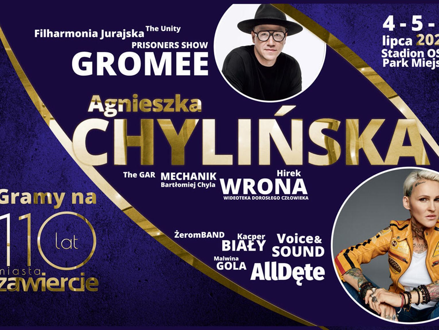 Agnieszka Chylińska zaśpiewa na Dni Zawiercia! 110 lat praw miejskich!