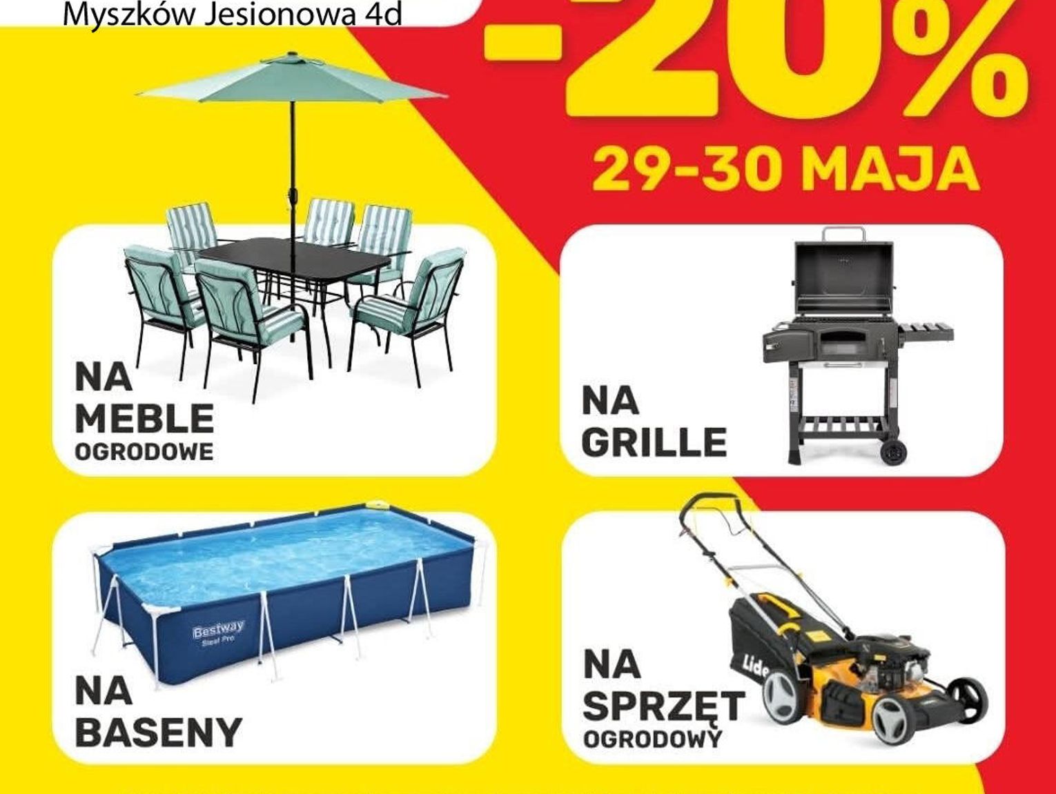 Brico Marche Myszków: na co rabat 20% przy wydanych 300 zł?
