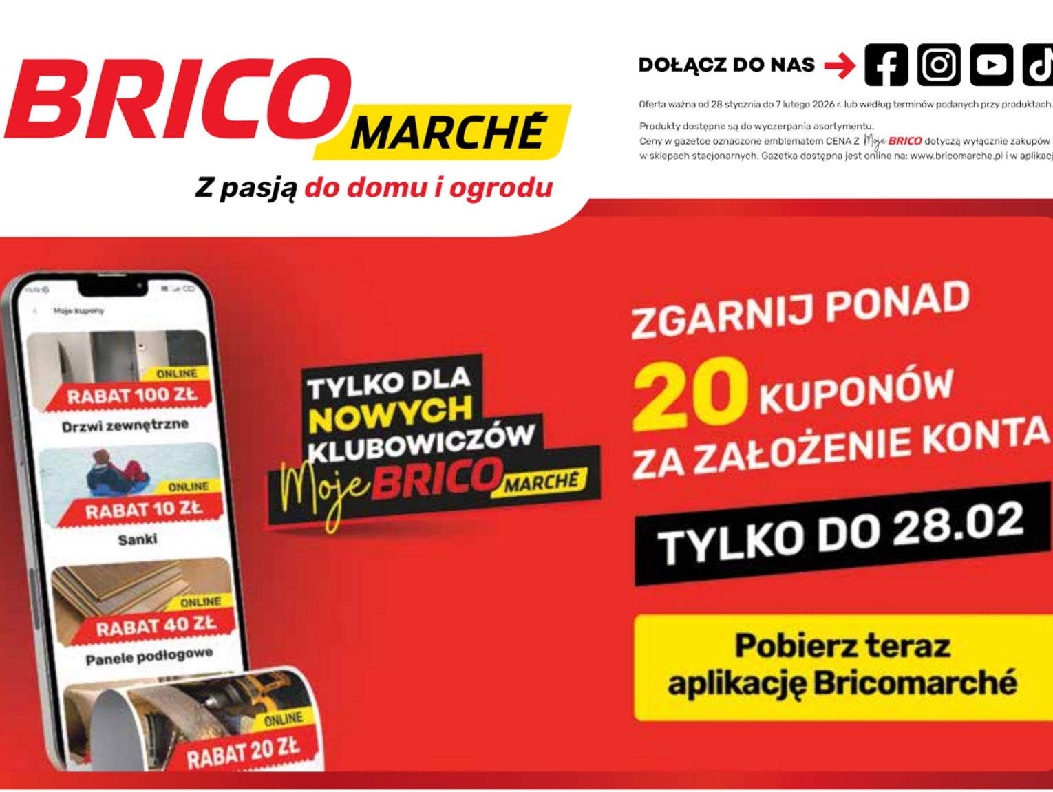 Brico Marche Myszków: nowa gazetka z promocjami!