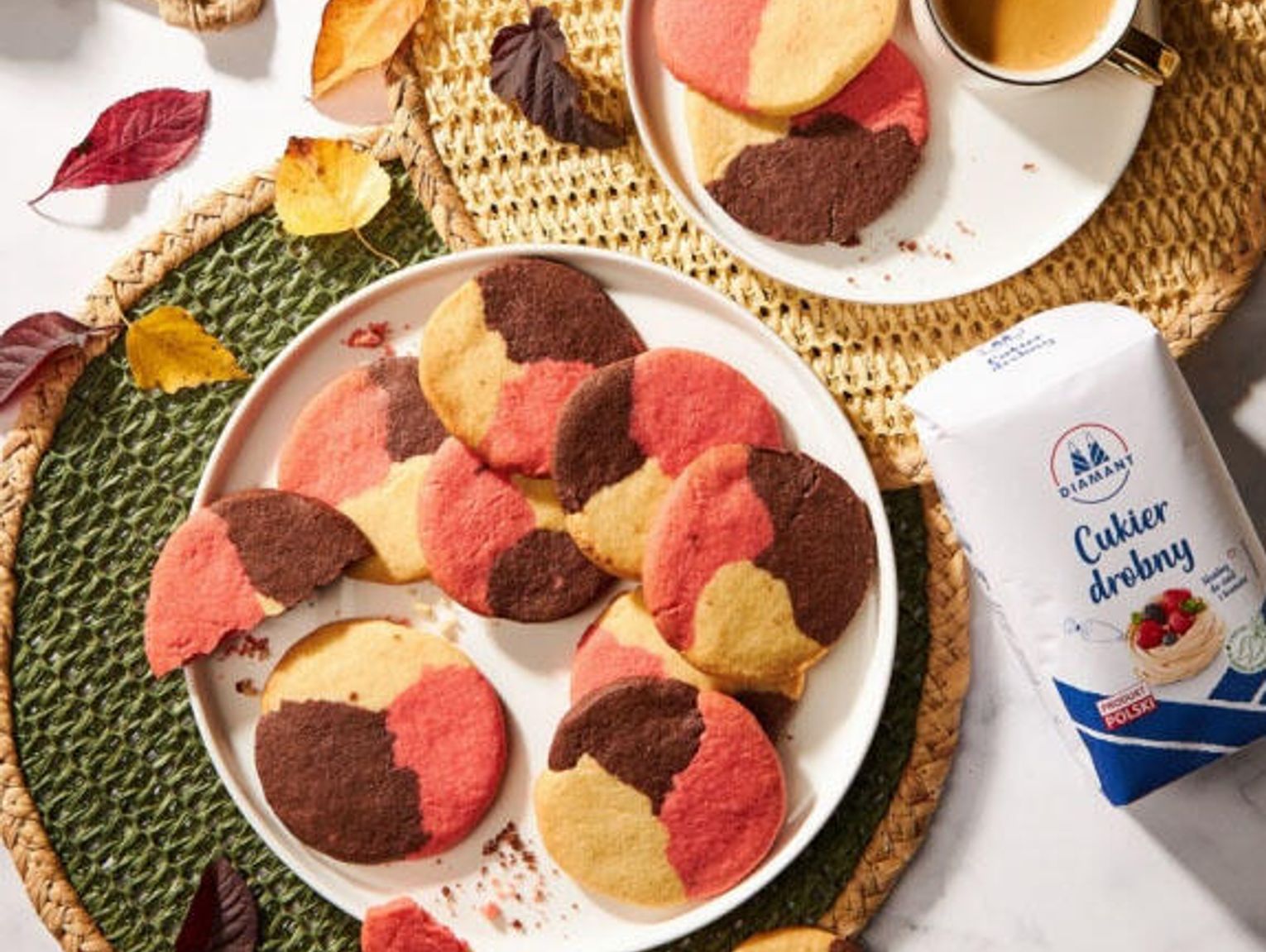 Ciasteczka neapolitańskie w jesiennych barwach