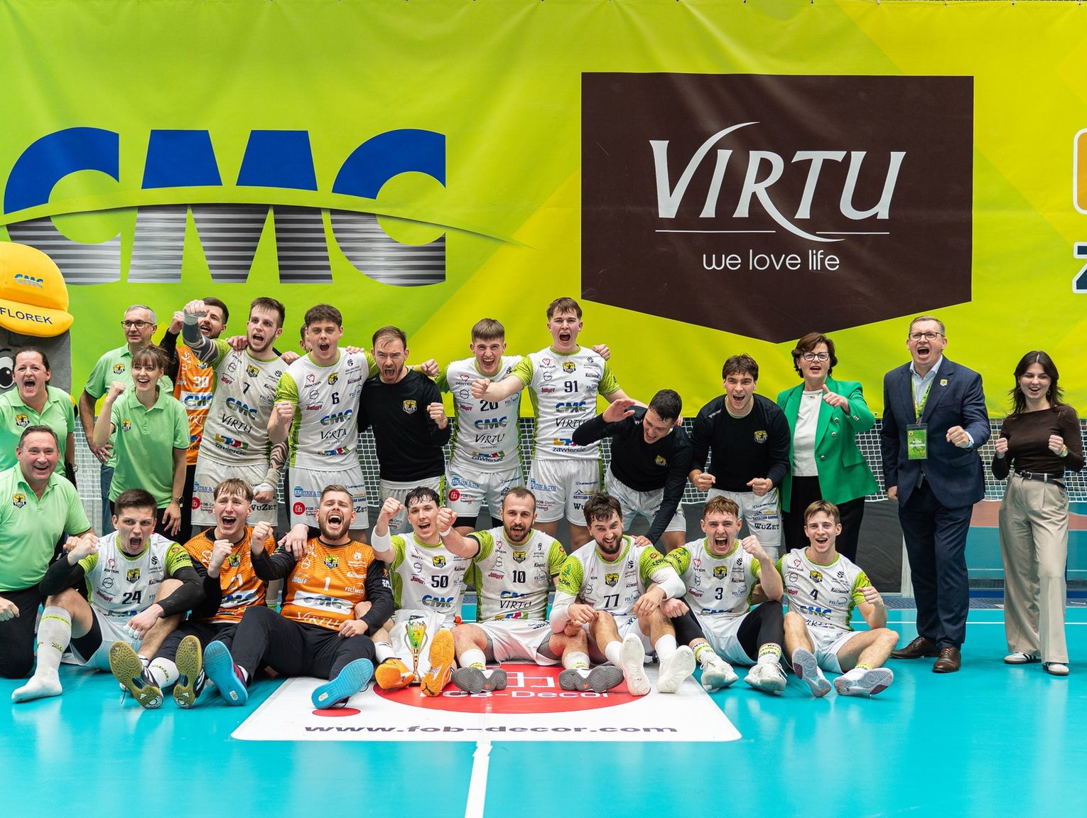 CMC VIRTU VIRET ZAWIERCIE LIDEREM NA PÓŁMETKU ROZGRYWEK