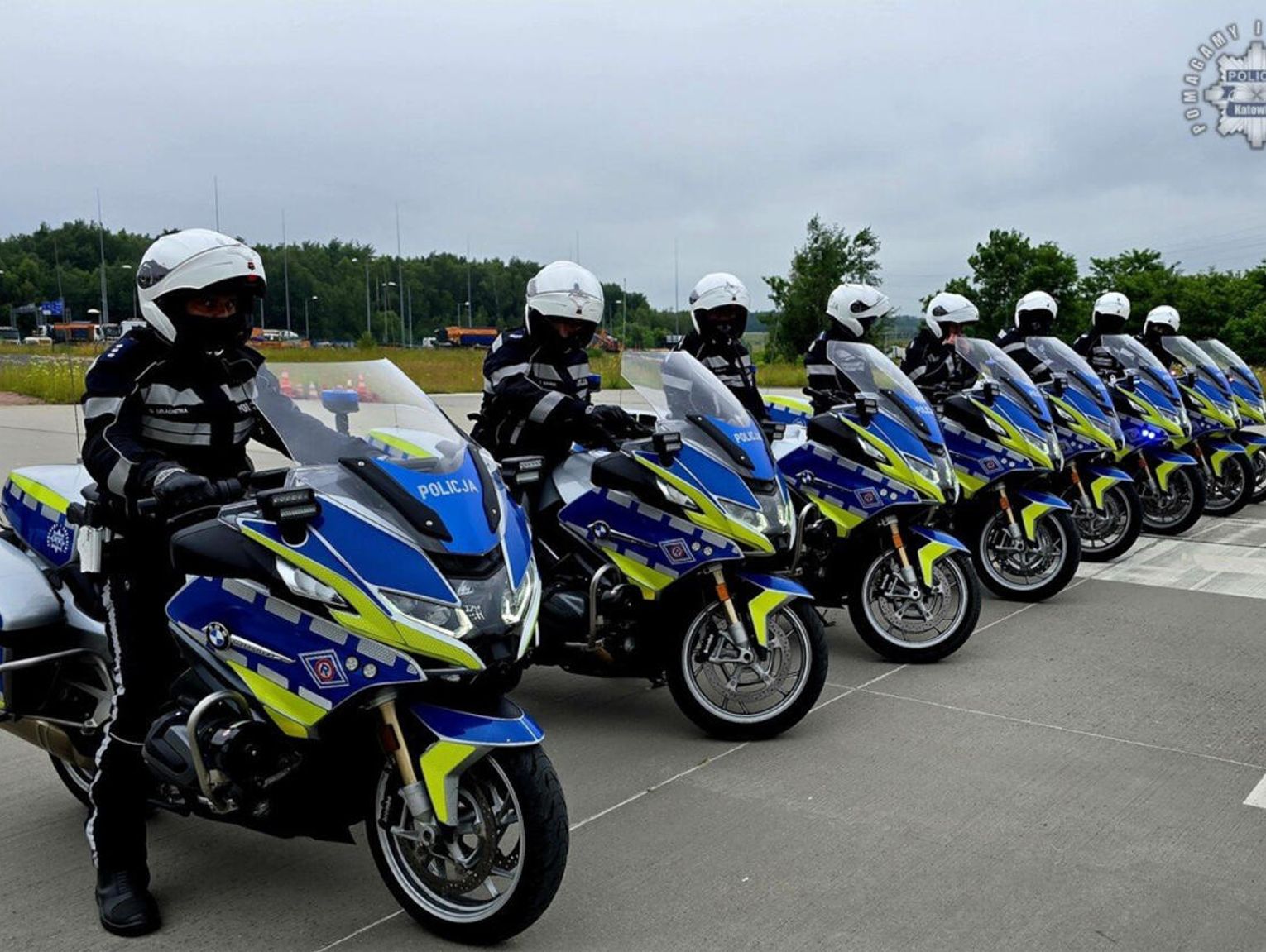 Ćwiczenia Motocyklowej Asysty Honorowej