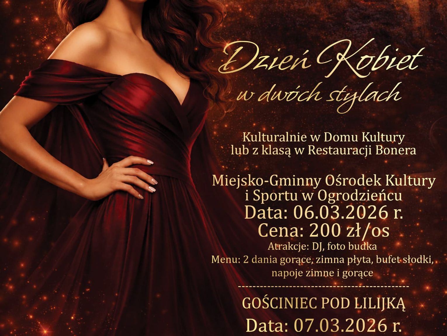 Dzień Kobiet w Ogrodzieńcu – dwie wyjątkowe propozycje świętowania