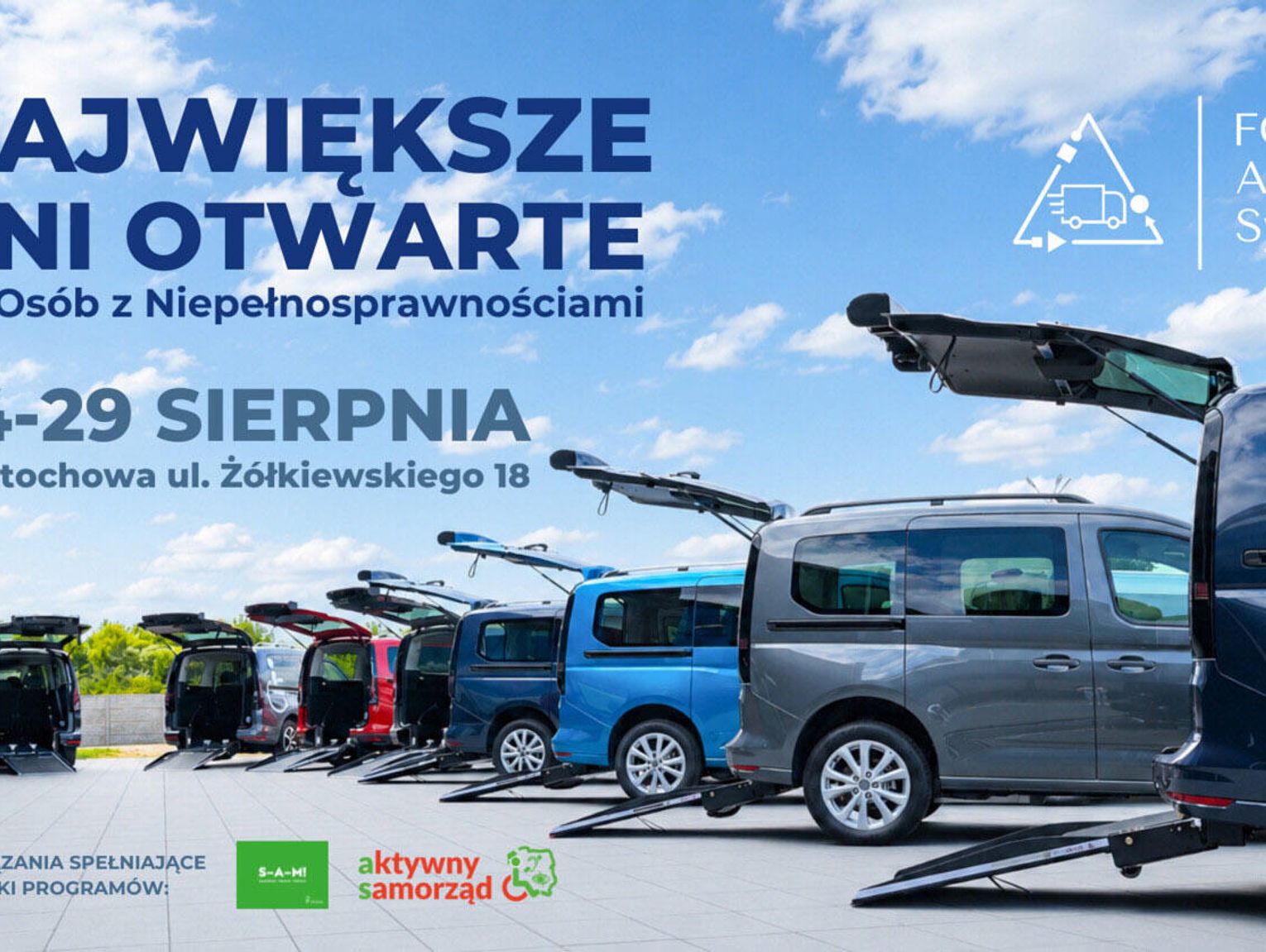 FC Auto System organizuje Dni Otwarte dla osób z niepełnosprawnościami. Samochody z dotacją PFRON!