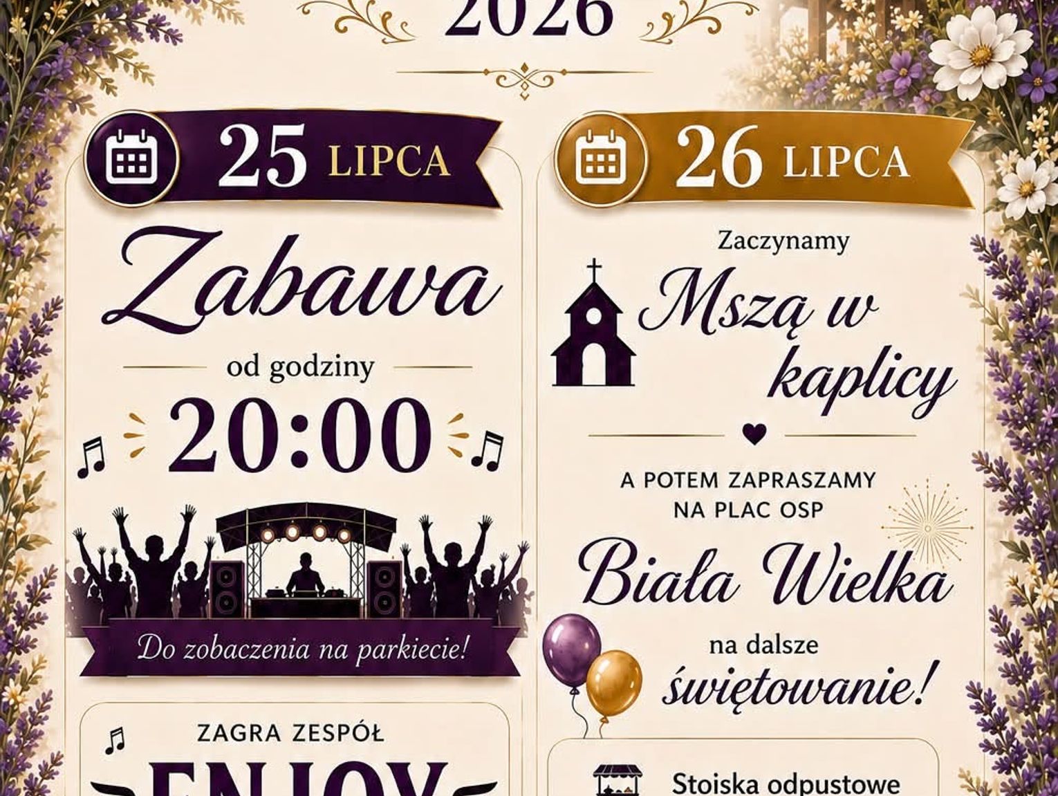 Festyn odpustowy w Białej Wielkiej