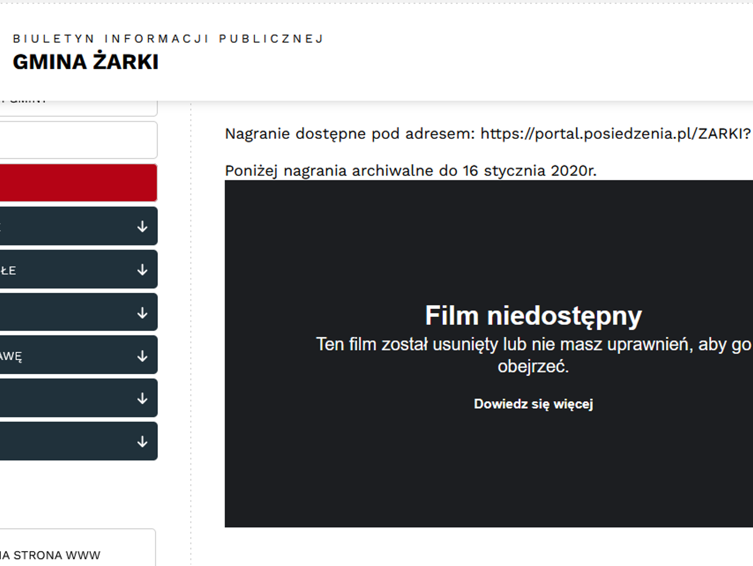 Gmina Żarki chwali się rankingiem na „najlepszy BIP”. A to jeden z gorszych!