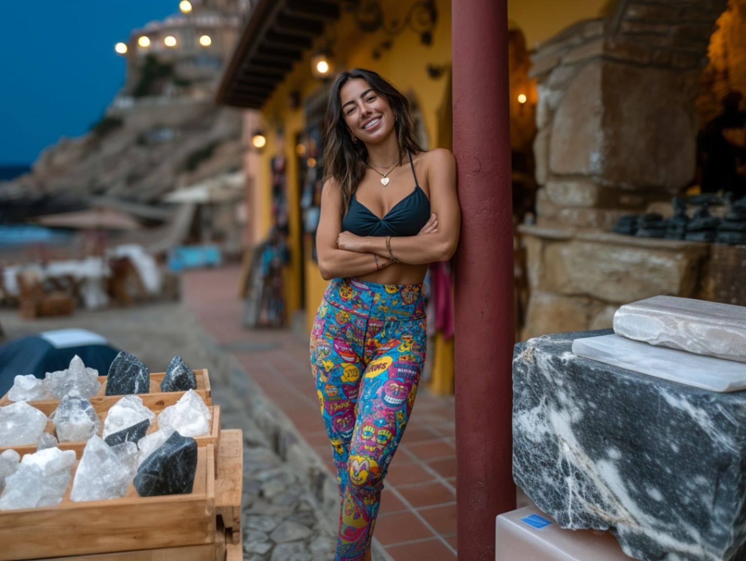 Kolorowe legginsy damskie wracają na ulice. Jak je nosić, z czym łączyć i które wzory królują w 2025 roku?