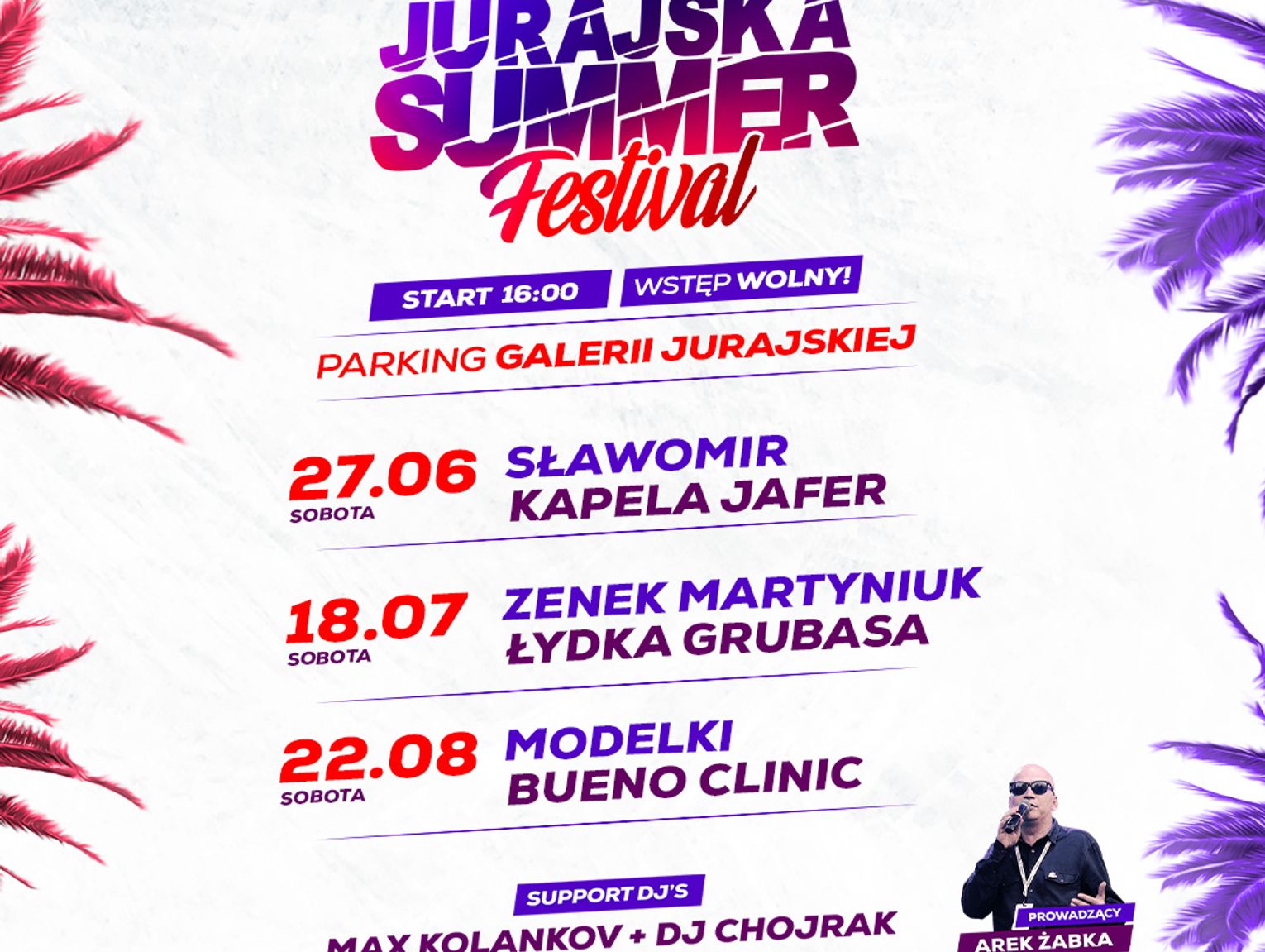 Modelki, PARTY BUS i laser show na finał Jurajska Summer Festiwal Ostatnia odsłona już 22 sierpnia!