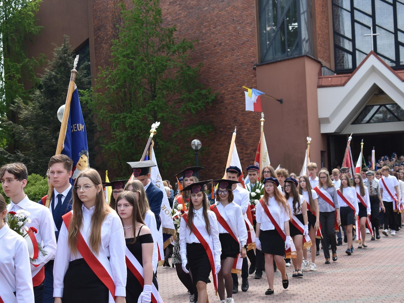 MYSZKÓW. OBCHODY ŚWIĘTA UCHWALENIA KONSTYTUCJI 3 MAJA. ZADJĘCIA