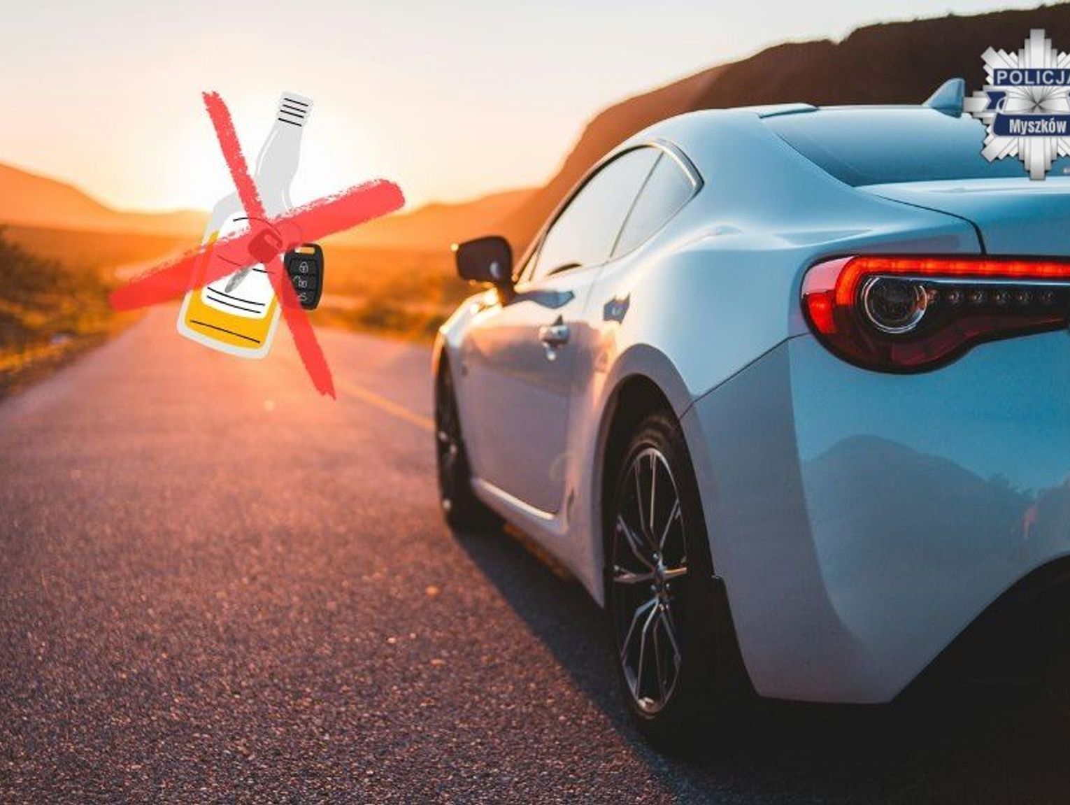 MYSZKÓW. PIJANY KIEROWCA ZATRZYMANY DZIĘKI INTERWENCJI ŚWIADKA