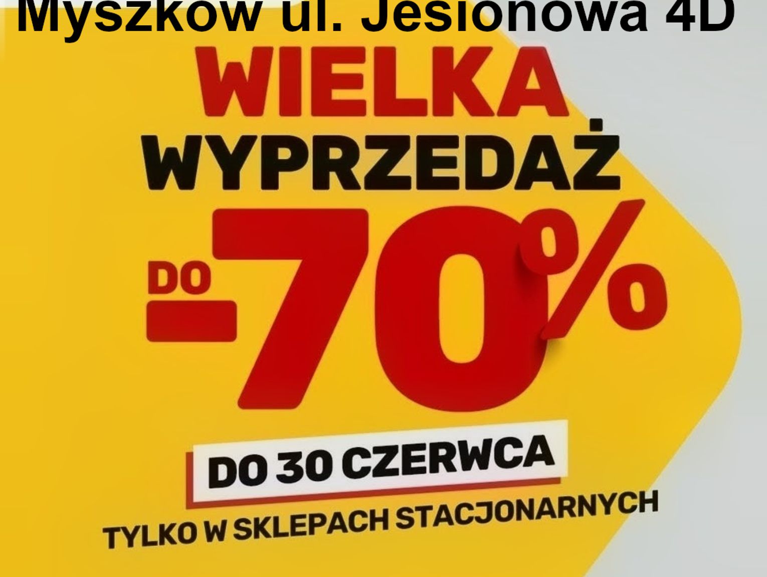 Od dzisiaj wyprzedaż w Brico Marche Myszków!